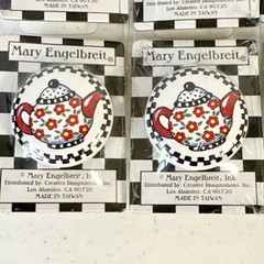 Mary Engelbreit Vintage Drawer Pulls Teapot Set Of 6 New In Original Packaging