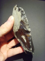 Lower Paleolithic – Superb Acheulean lateral scraper. c.450,000 BP.