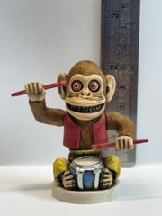 Neil Eyre Designs Halloween Horror Monkey Drum Drummer Chimpanzee