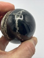 Vtg Dark Green Polished Jasper Stone Egg Shaped 3″ long