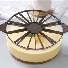 Household Round 10/12 Piece Bread Cake Divider Equal Portion Cutter Slice Ma NY