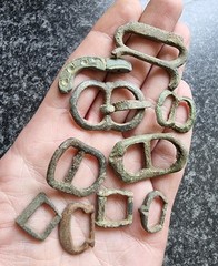 Medieval / Post Medieval Buckles Metal Detecting Finds Antique (2)