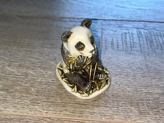 Vintage Harmony Kingdom Bamboozled Panda Trinket Box United Kingdom