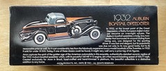 1983 Ceramic Avon 1932 Auburn Boattail Speedster Handcrafted Original Packaging