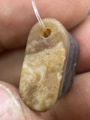 Genuine Ancient Bactrian Indo Greco Jasper Stone Amulet Bead