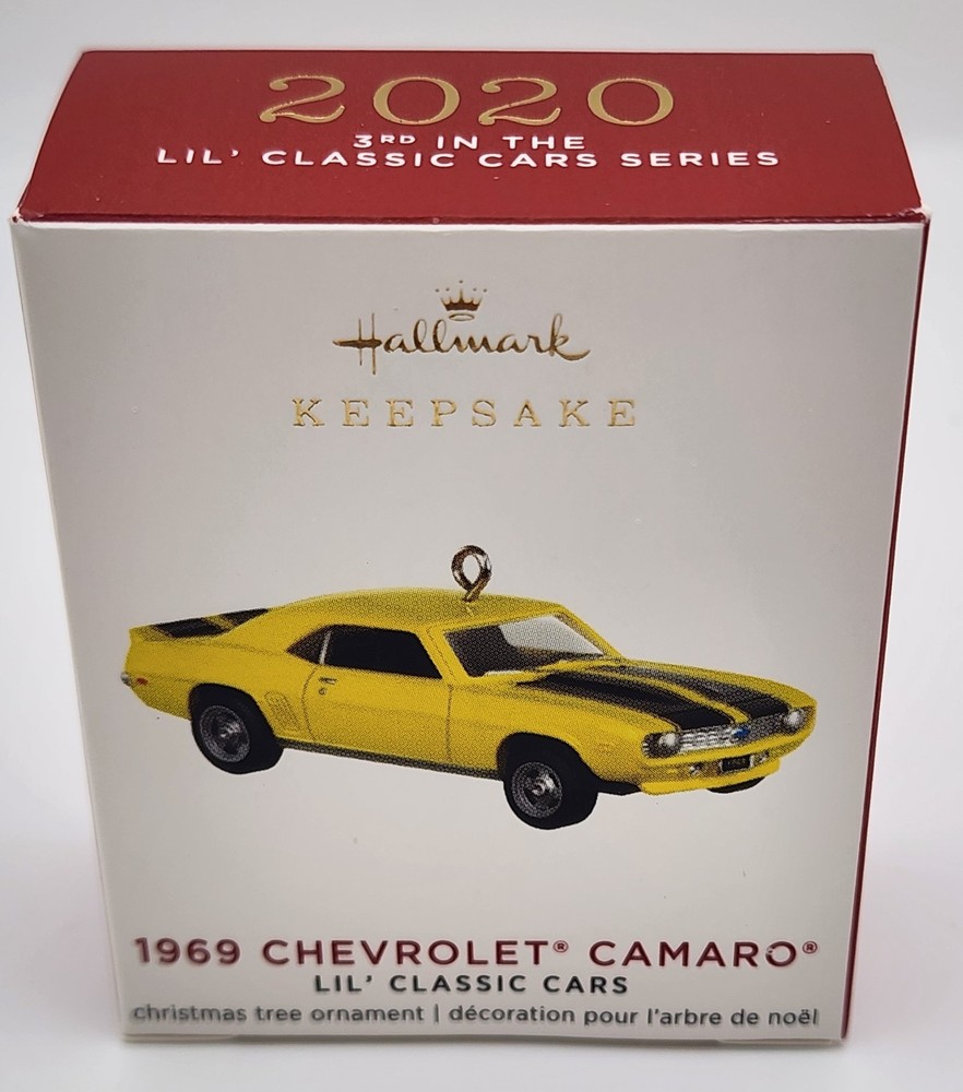 2020 Hallmark Keepsake Ornament 1969 Chevrolet Camaro Lil Classic Cars 3rd