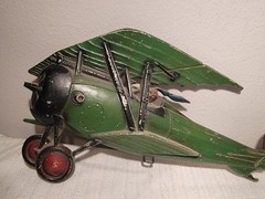 Sexton Airplanes Cast Metal Wall Set o 5 Original Paint 2 Sizes USA Made VIntage