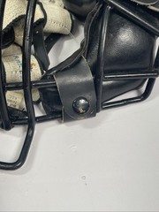Vintage Unknown Brand Baseball Catcher’s Mask Black Cage Wall Art Mancave Decor