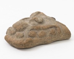 Authentic Pre-Columbian Stone Artifact Deity Head Figural Artifact 2-3/4″ Wide
