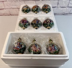 Wizard of Oz Ornaments Lot Of 9 Bradford Editions Heirloom 2000 COA *BRAND NEW*
