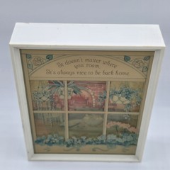 Vintage Hallmark Scene Setters 3D Shadow Box USA Retro 1980’s Cottagecore