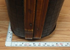 Unbranded Vintage Women’s Wooden Rectangle Hinged Purse Home Display Decor