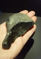 Lower Paleolithic – Fine Acheulean nosed scraper/ chopper. c.450,000 BP.