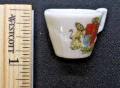 VTG Coat Arms United Kingdom Dieu Et Mon Droit God & My Right Porcelain Tea Set
