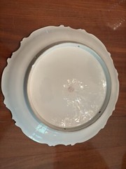 A Broossillon C et J Limoges 13” Plate 4 Ducks Hand Painted Victorian Edwardian