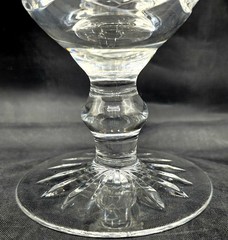 Waterford Crystal Ireland 8″h Sugar Shaker Muffineer w/Silverplate Lid Vintage
