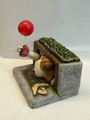 Neil Eyre Halloween Horror Creepy Scary Clown It Red Balloon Sewer Sail Boat