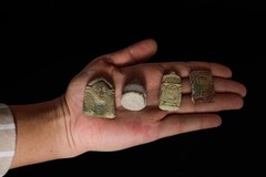 Ancient Egyptian Amulets Collection Pharaonic items Deity Plaques Sarcophagus