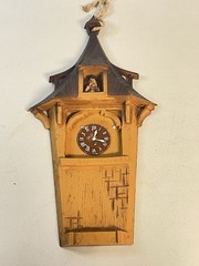 Gesschutzt West Germany Wall Decor Faux Clock 15″