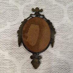 Vintage – Ornate Italian Brass Wall Decor Frame Set Victorian & Edwardian Era