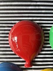 Vintage Set Of 4 Balloons Wall Decor Burwood 1986 Red Missing Hanger Colorful!