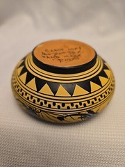 Ancient Greek Replica Hand Painted Geometric Circa 800 700 Exact Copy Pottery