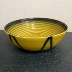 Fantastic Mid Century Alvino Bagni Italian Pottery Bowl Makers Mark 18.5cm