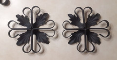 Vintage Cast Iron Skeleton Key Gothic Wall Decor MCM Medieval 1960s 28″ 3 Pc