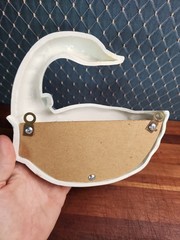 2 Vintage 1987 HOMCO Burwood Country Geese Wall Pockets County Farmhouse 80s