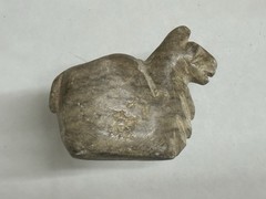 AMAZING PRE-COLUMBIAN CANOPA LLAMA EFFIGY VOTIVE CONTAINER FROM PERU MOTLEY COA