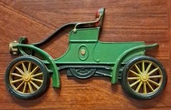 3 Pc Vintage Sexton Cast Metal Iron Antique Cars Wall Hanging 1960s 11”-13” Each