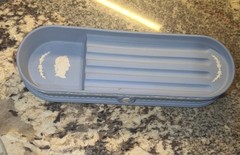 Vintage Wedgwood Jasperware Pen Tray Blue Julius Ceasar