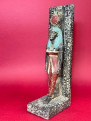 Rare Pharaonic Stela of God Hathor : Authentic Ancient Egyptian Artifact 1200 BC