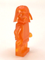 Darth Vader Official Lego Star Wars Unreleased Color Satin Orange Prototype