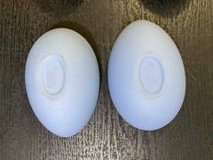Wedgwood 1970’s Blue Jasperware Egg Trinket Boxes Set of 2