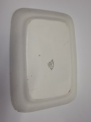 Powell Bishop Stonier Brown White Chelsea Transferware Platter Tray England