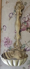 VTG Sexton Cast Metal Ladle Wall Decor MCM Royal Gold Finish