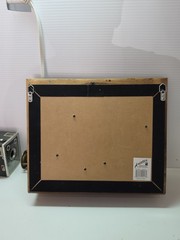 Baseball 3D Shadow Box Miniatures in Resin Wood Frame Sports Wall Hanging