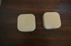 2 Vintage Rolex Tin Watch part boxes – 2 x 2 x .75