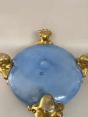 Antique Limoges France Large Hand Painted Porcelain Jardiniere
