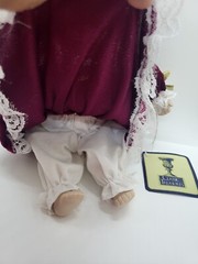 Paradise Galleries, Classic Treasure Porcelain Jointed Doll & Petite Porcelain