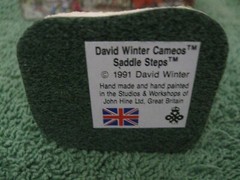 David Winter Cameos Saddle Steps In original box.