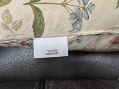 Longaberger Rectangle Pillow “Home Is Where You Hang Your Basket” 15.5″x10″