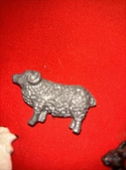 Unique SET OF 3 HAND CAST ALUMINUM METAL HEAVY MAGNETS- Estate Find
