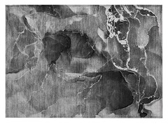 2′ X 3′ Black Gray and White Abstract Washable Non Skid Rug