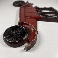 Vintage Sexton Cast Metal Iron RED Automobile Wall Art Decoration Hanging Plaque