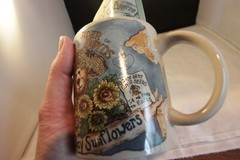 NWT Boyds Bears Loyal Order of Friends of Boyds MUG Sunny Day Sunflowers Seeds