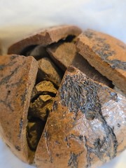 PAIR Vintage NATURAL Full Brazil Nut Pods Home Decor Unique