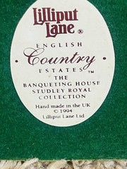 Lilliput Lane English Country Estates “The Banqueting House” 1994 – Mint in box.