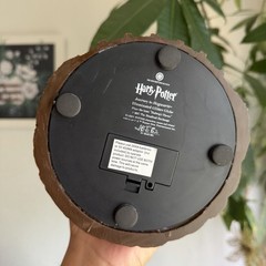Harry Potter Journey to Hogwarts Illuminated Glitter Globe Bradford Exchange COA